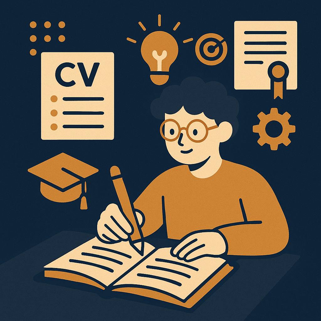 Illustrasjon: Ferdigheter på CV for student: Slik viser du hva du kan